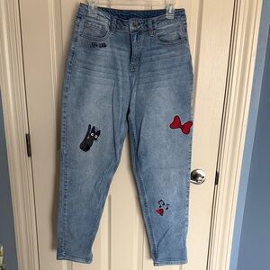 Her Universe Blue Jeans with Cute Patches